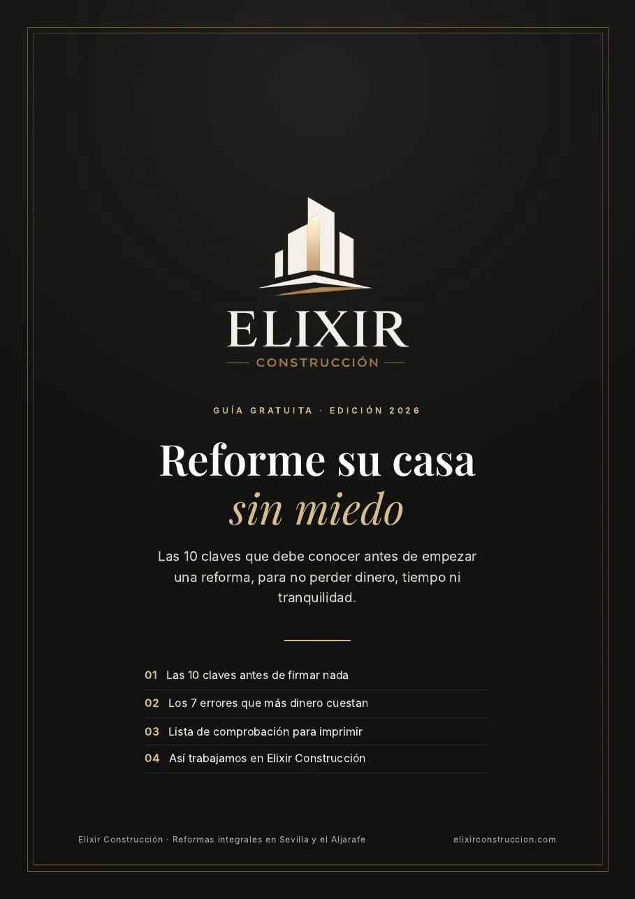 Portada de la guía Reforme su casa sin miedo